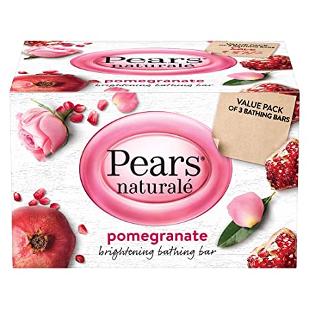 Pears Naturale Pomegranate Bath Soap (4 X 125g)